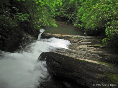 View from the top of Chute Falls