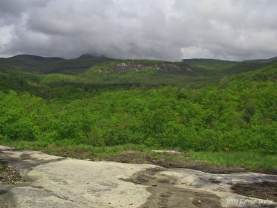 Valley overlook from the trail
