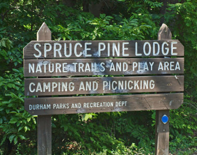 Entrance to Spruce Pine Lodge