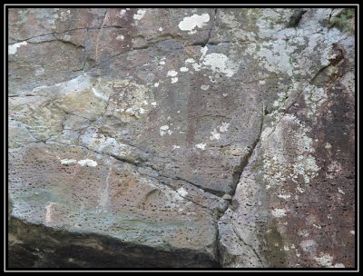 Basalt gas bubbles