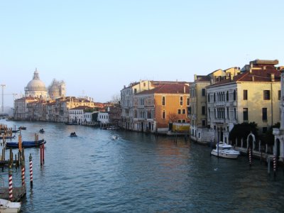 Grand canal at dusk.