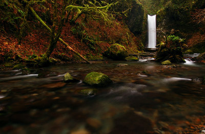 Wiesendanger Falls, winter study #1