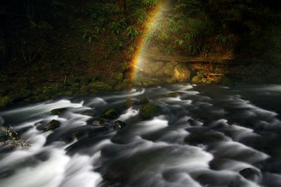 Rainbow at Majestic Falls