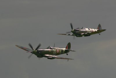 A Pair of Spitfire Mk IXs