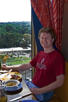 Breakfast in the Panama Canal