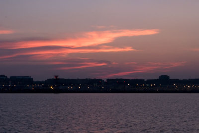 Sunset Over the Airport