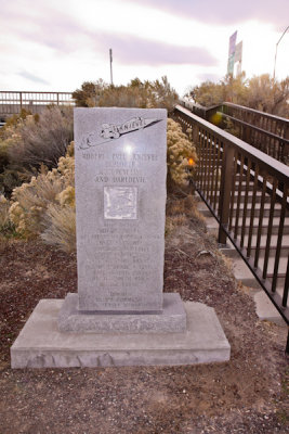 Monument to Evel Knievel in Twin Falls-1731
