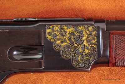 Front rcvr engr on movie gun 4068