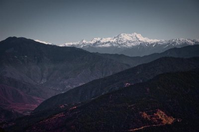 Approaching Bhutan