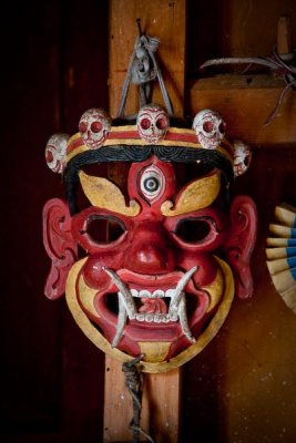 A Mask at the Ugyencholing Museum