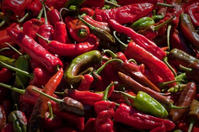 Chilies at the Farmer's Market