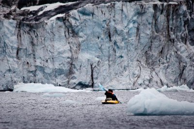 Kayaking among the Icebergs