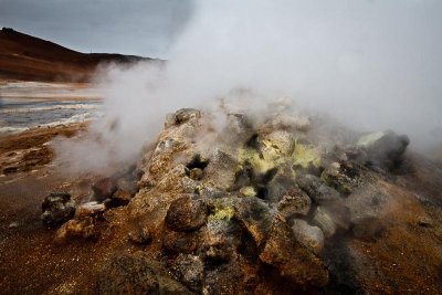 Boiling Mud Pools at Hverarnd