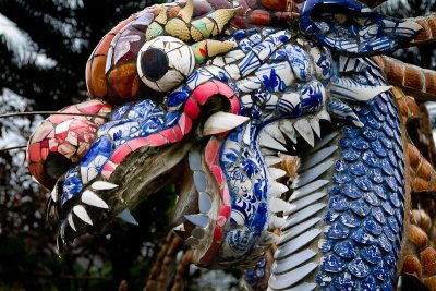 Dragon in Front of the Chinese Communal House