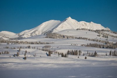 Snow Covered Mountains