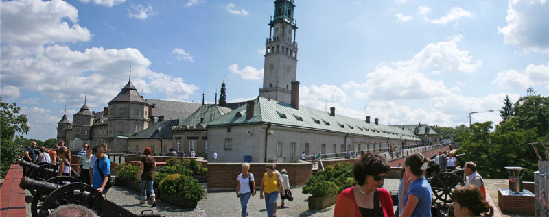 Monastery - view from The Morsztyns bastion