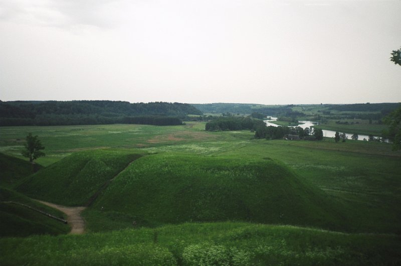 One of the Old hillfort mounds in Kernav