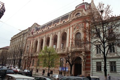 Old building of Stock exchange - Lviv