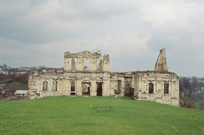 Ruin of castle - Skala on the River Zbrucz