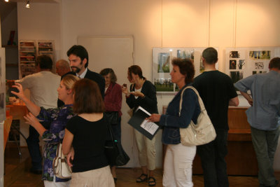 Visitors of vernissage