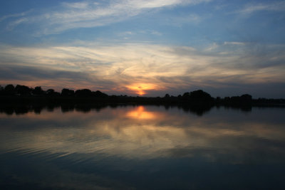 Sunset at Lake Biskupin