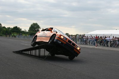 Stunts show - Two wheel drive