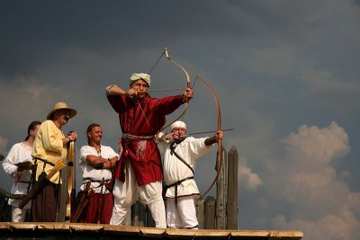 Shooting Archers from axes