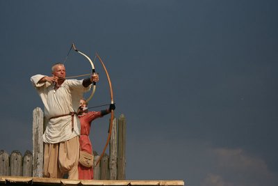 Shooting Archers from axes