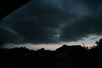 Storming clouds are coming, completely dark - Preludium of the storm
