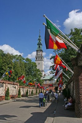 Flags and Tower