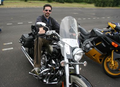 Me on Yamaha Dragstar Classic 650