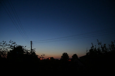 Sky before sunrise - 3:10 a.m.