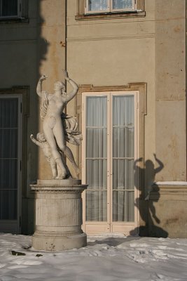 Statue and shadow