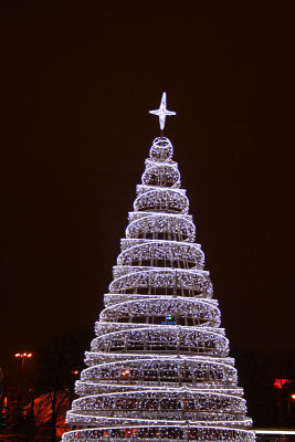 Christmas tree near Central Railway Station