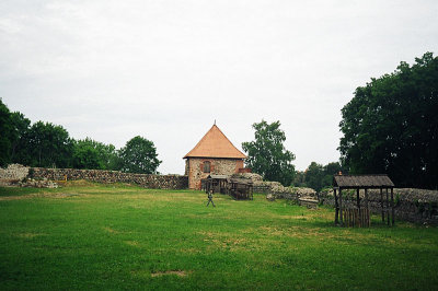 The old Trakai Peninsula Castle