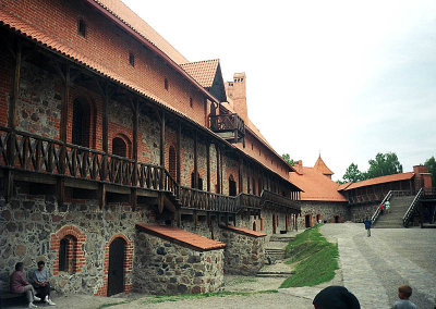 Courtyard of Trakai Castle
