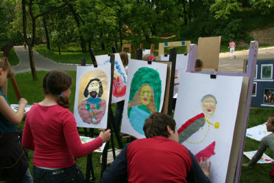 Children paints