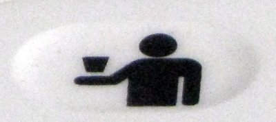 push button for stick man levitating cup trick
