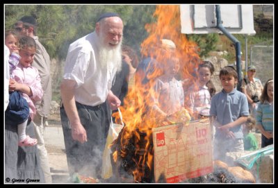 Burning Chametz before Passover