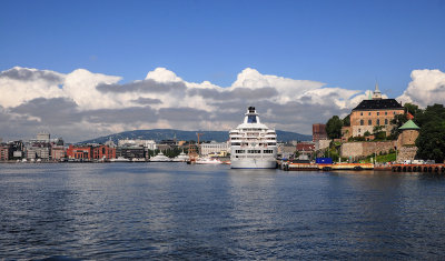 Pipervika Bay with Akershus Castle, Oslo
