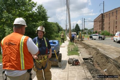 Broken Gas Line- Main Street, Helmetta