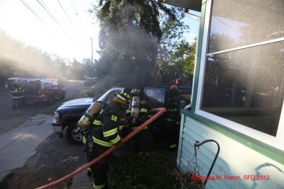 Interior Car Fire- South St, Spotswood