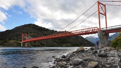 Desague Lago General Carrera - Puente General Carrera