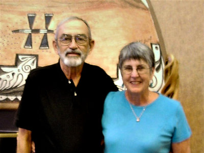 Esther and me in Santa Fe NM on our 50th.