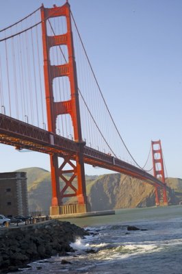 The Famous Bridge In San Francisco..  The GOLDEN GATE