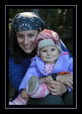 Kathy and Norah at Grassy Pond