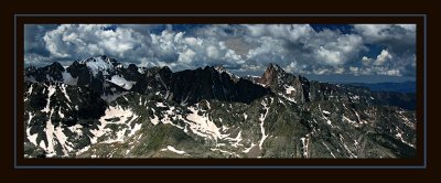 Pigeon Peak from Vestal Scramble