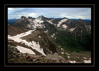 Sunlight & Windom View from Eolus Saddle