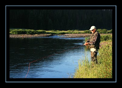 Fly Fishing at Trout Lake