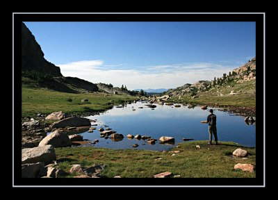 Hiking back from Albino Lake